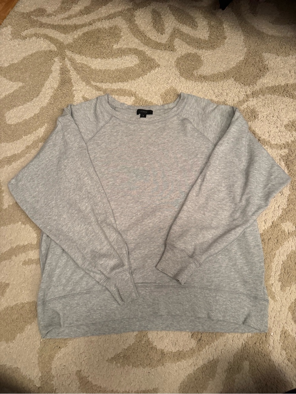 J. Crew Light Gray Women's Crewneck Sweatshirt